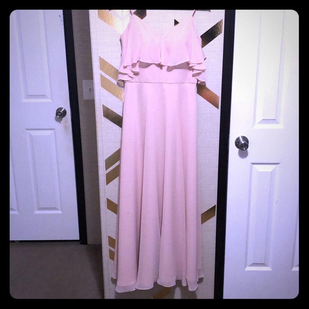Mori Lee Talla Size 8 Bridesmaid Dress Blush